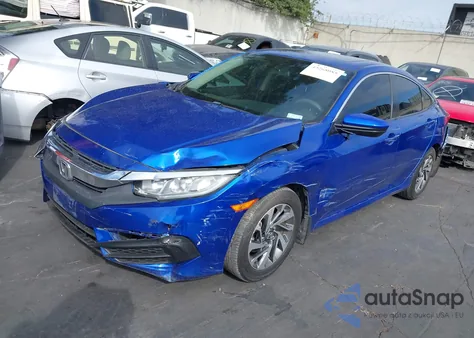 2018 Honda Civic Ex from USA, damaged, VIN 2HGFC2F7XJH514339